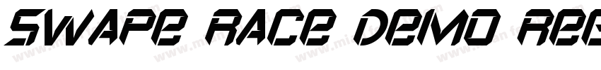 Swape Race Demo regular字体转换